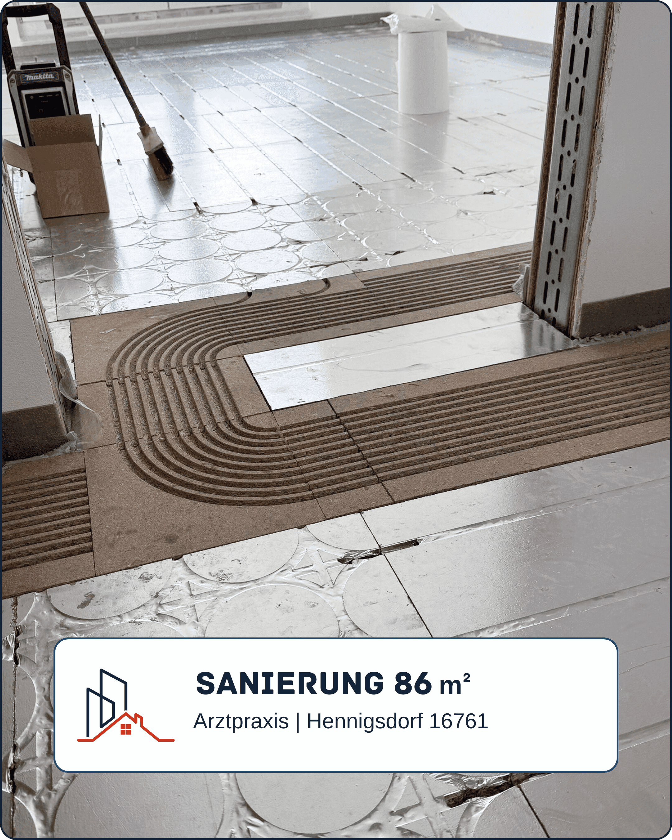 Sanierung, Arztpraxis, Hennigsdorf 16761