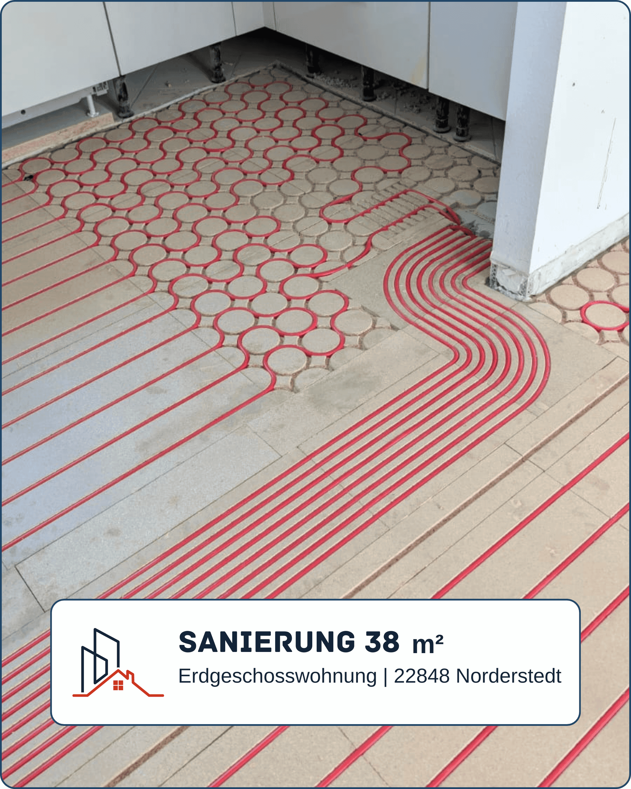Sanierung, Erdgeschosswohnung, Norderstedt 22848